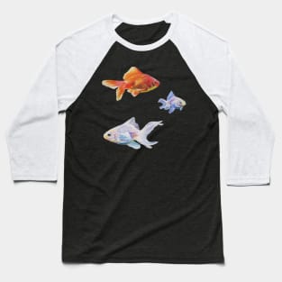 Goldfish Variety Pack - painted fish Baseball T-Shirt